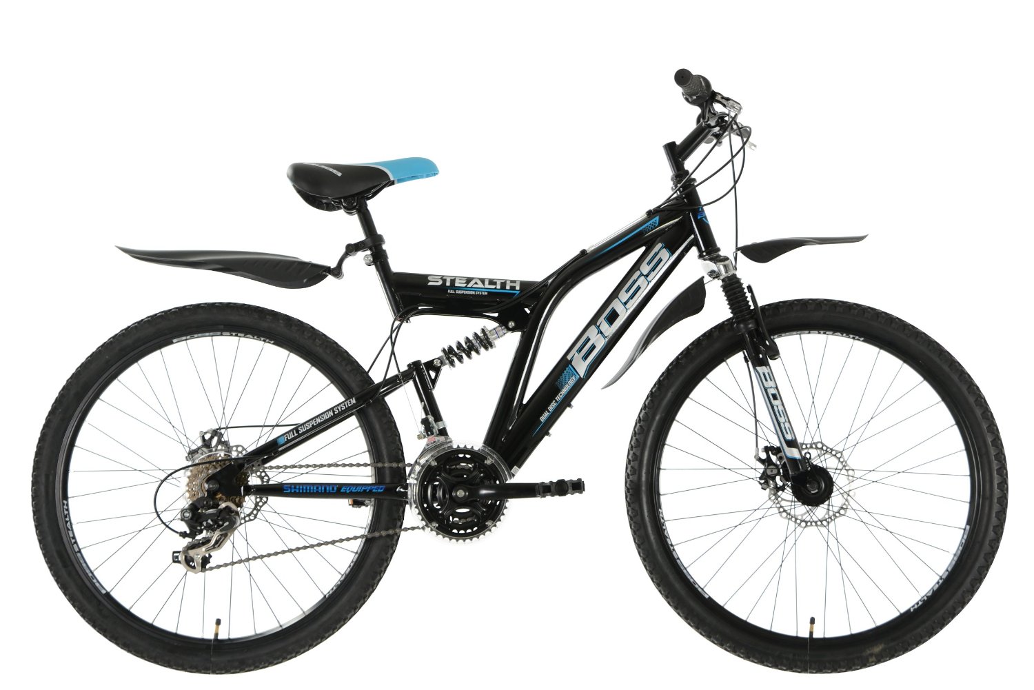 Boss Stealth Mens Dual suspension bike